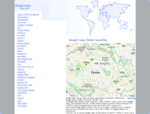 Tablet Screenshot of google-mapy.cz